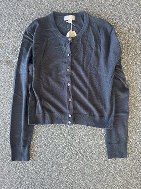 J. Crew Cashmere Navy Sweater in Size S